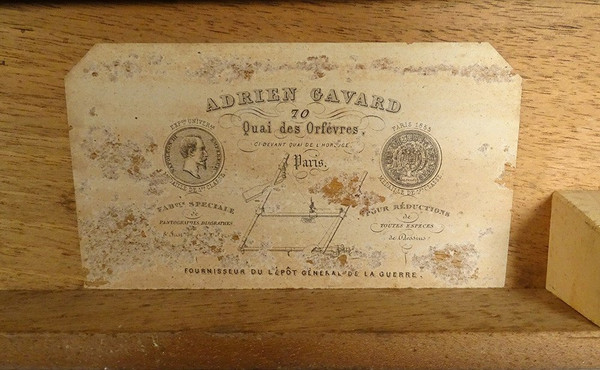 Pantographe Ancien Dessin Laiton Coffret Adrien Gavard Paris XIXème Siècle
