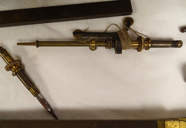Pantographe Ancien Dessin Laiton Coffret Adrien Gavard Paris XIXème Siècle