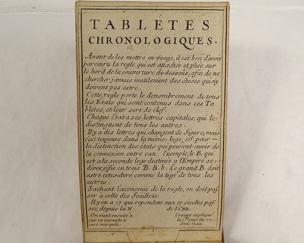 Tablettes Chronologiques Popes Emperors Kings Guillaume Marcel Paris 1682