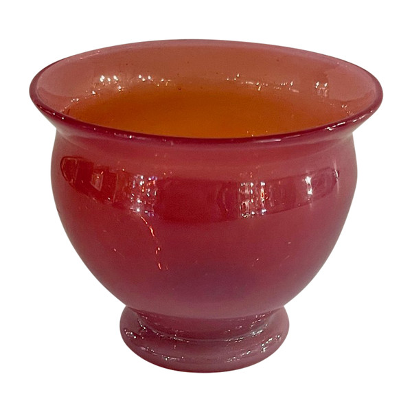 Gorge De Pigeon Opaline Violet Vase