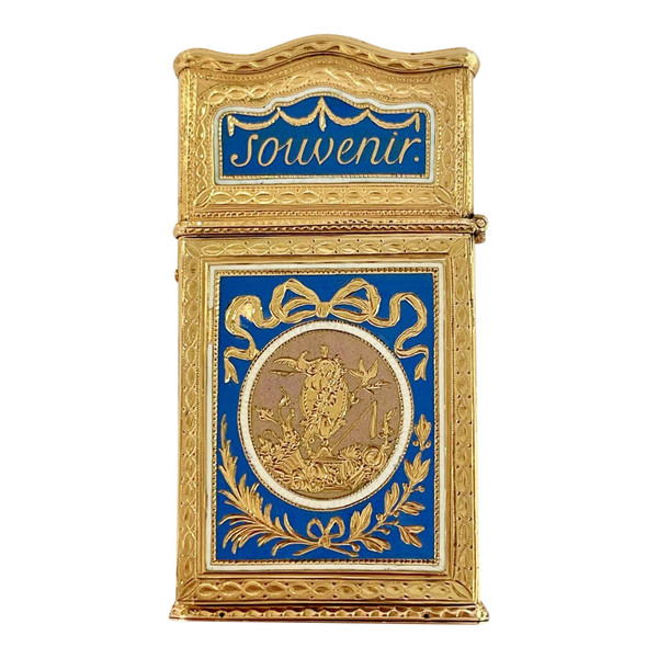 Secret Necessary In Gold And Enamel From The 18th Century