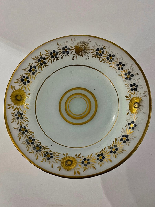 Baguier Opaline Bulle De Savon, Dekor Desvignes