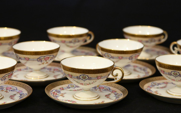 Cups and saucers, Coffee and tea sets, V. Siégel, Paris