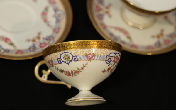 Cups and saucers, Coffee and tea sets, V. Siégel, Paris