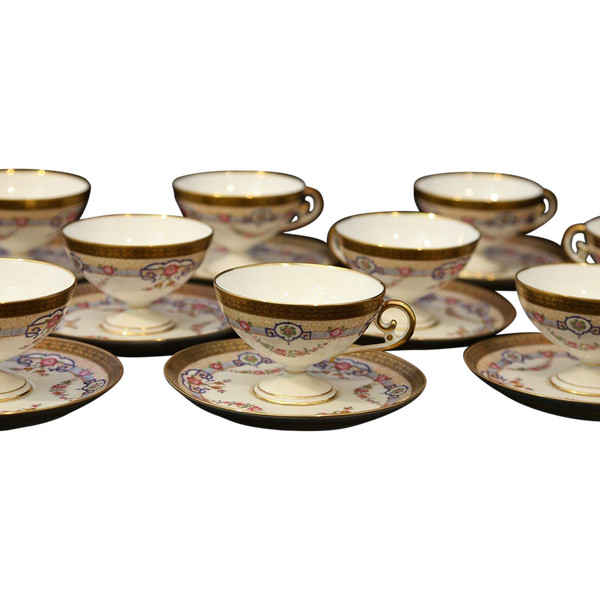 Cups and saucers, Coffee and tea sets, V. Siégel, Paris