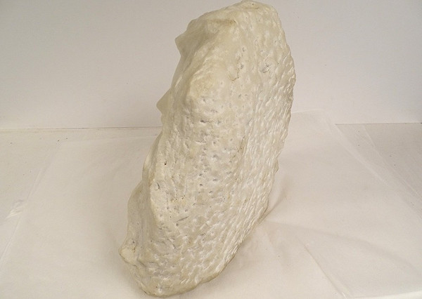 Scultura Testa di Giovane Donna Marmo di Carrara G. Verona Stile Liberty XIX Secolo