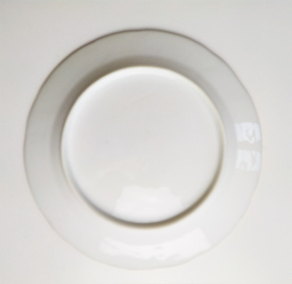 Assiette En Porcelaine Peinte 19ème