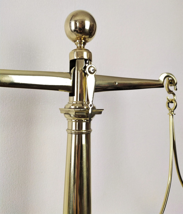 Balance En Laiton Et Bronze XIXème