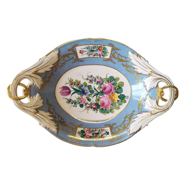 Plat En Porcelaine Peinte Mehun