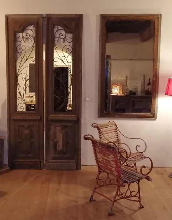 Superbe Double Porte Ancienne XIXème En Chêne Portes Boiserie