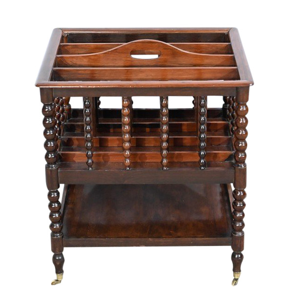Magazine Rack in Rio Rosewood – Mid-19th Century