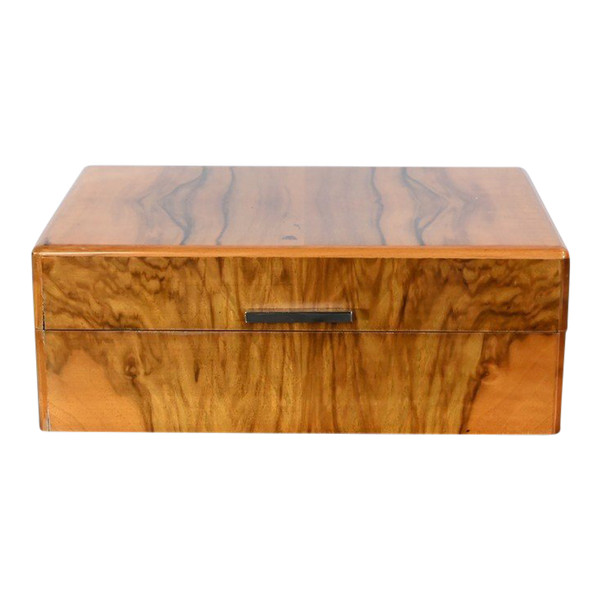Cigar Box in Walnut Veneer, Maison Lemaire Paris, Art Deco – 1920