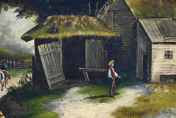 Miroir Trumeau en Bois Doré – Fin XIXe