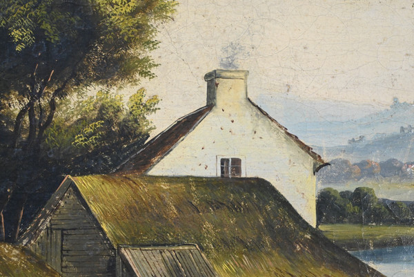 Miroir Trumeau en Bois Doré – Fin XIXe