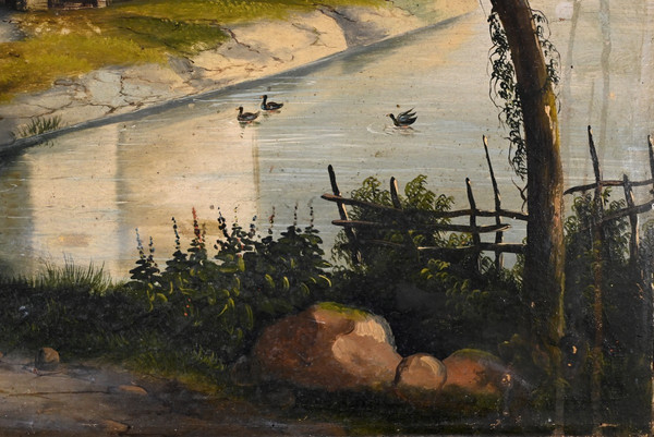 Miroir Trumeau en Bois Doré – Fin XIXe