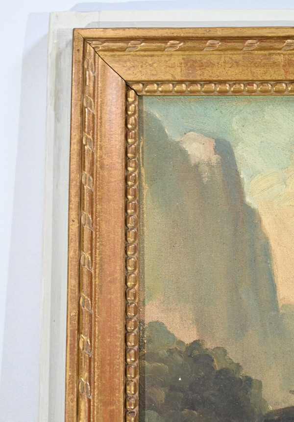 Miroir Trumeau en Bois Doré, style Louis XVI – Fin XIXe