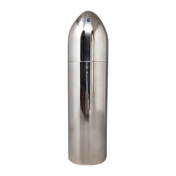 1960 Magnificent stainless steel cocktail shaker. Made in Italy