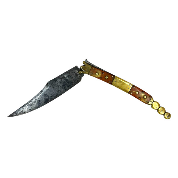 COLTELLO PIEGHEVOLE detto Navaja - Toledo, Spagna - Fine XIX secolo