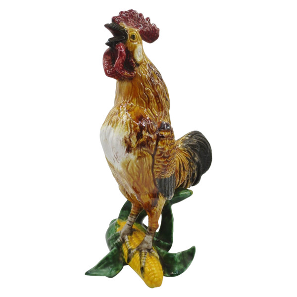 Rooster in slip, 20th century.