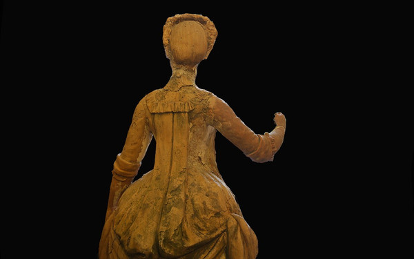  18th century terracotta garden statue 