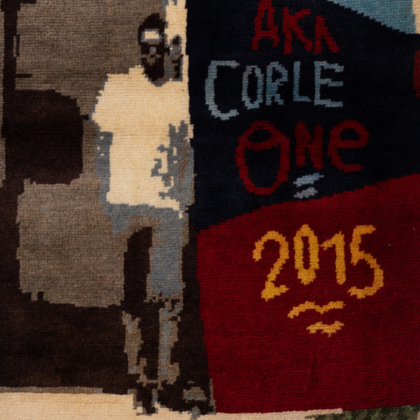 According to Akacorleone. Carpet, or “Baisa City” tapestry. Contemporary work.