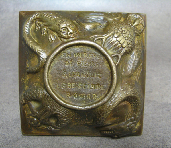 Animale in bronzo firmato Jacques Birr.