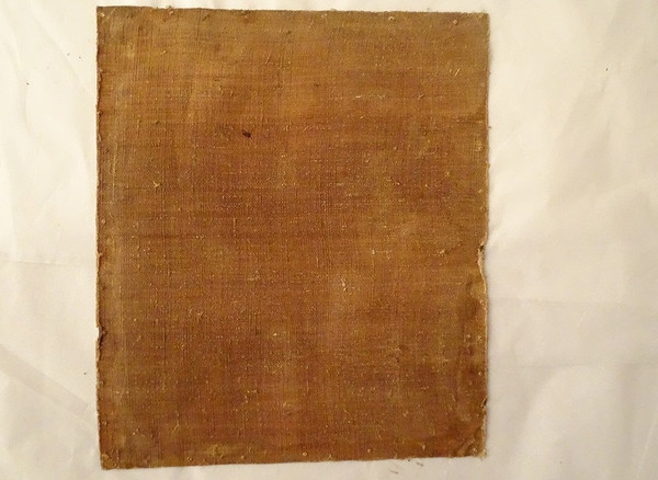 HST Tableau Portrait Jeune Enfant Cadre Stuqué Doré Fin XVIIIè Début XIXème