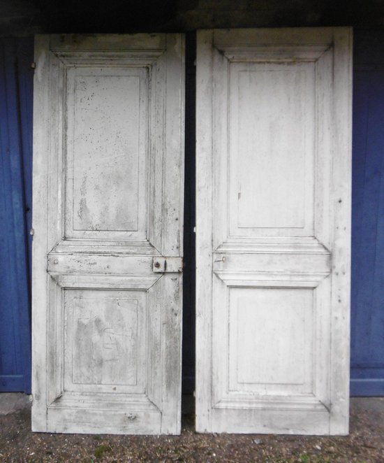 Belles Portes Ancienne De Communication Cossues Chêne Début XXème Porte Boiserie