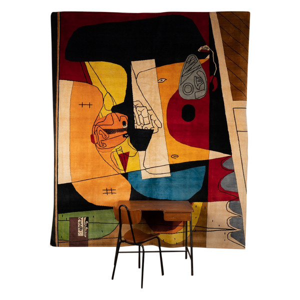 According to Le Corbusier, Carpet, or tapestry. Contemporary work