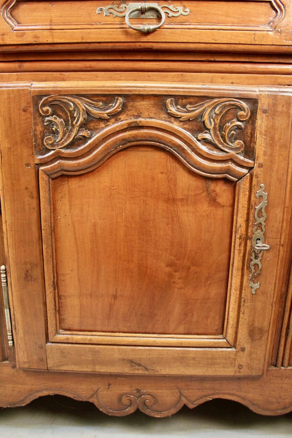 Credenza Luigi XV In Noce Del XVIII Secolo