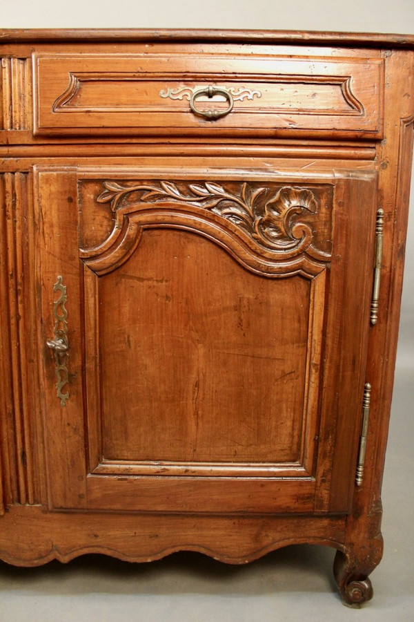 Credenza Luigi XV In Noce Del XVIII Secolo