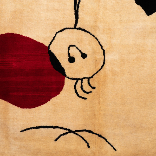 Carpet, or tapestry, in wool. Contemporary work.