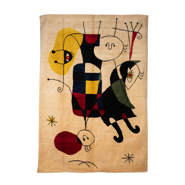 Carpet, or tapestry, in wool. Contemporary work.