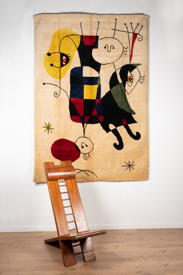 Carpet, or tapestry, in wool. Contemporary work.