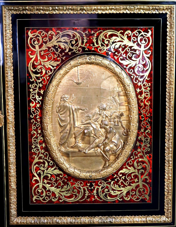 Buffet En Marqueterie Boulle XIX ème Siècle