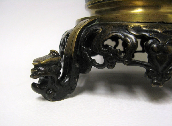 Potiche del drago in bronzo del XIX secolo. Arte asiatica.
