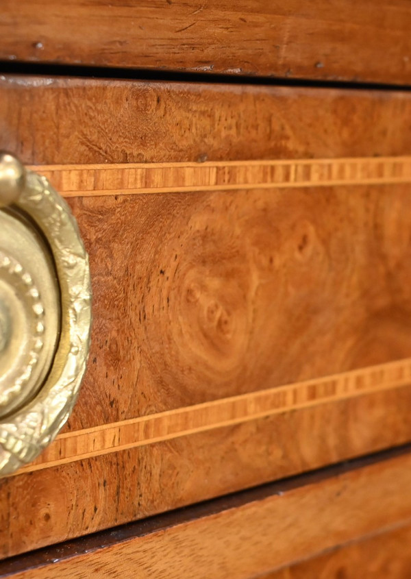 Buffet en Loupe de Thuya et Acajou, style Louis XVI – 2ème partie XIXe