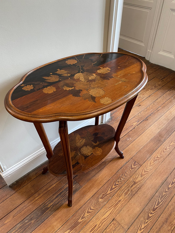 Table Guéridon Émile Gallé