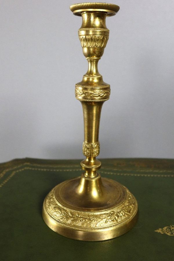 Coppia di candelieri di epoca Luigi XVI