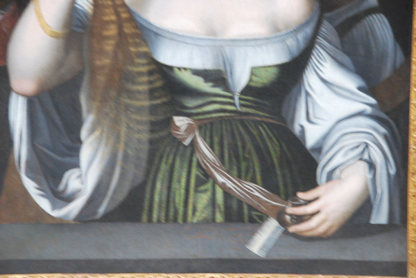 Dopo Tiziano, La giovane donna allo specchio del XVII secolo