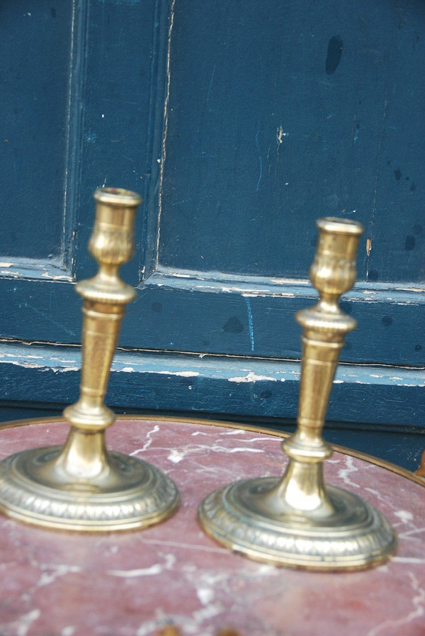 Pair Of Louis XIV Period Candlesticks
