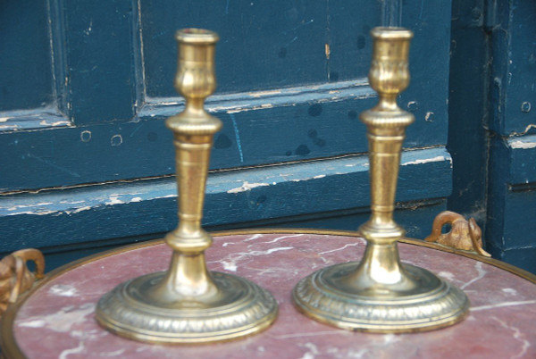 Pair Of Louis XIV Period Candlesticks