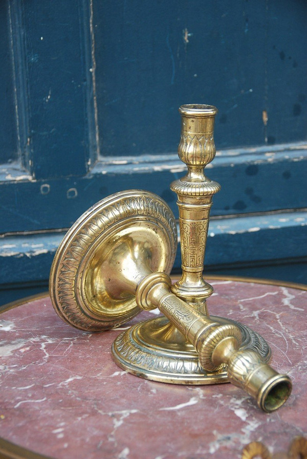 Pair Of Louis XIV Period Candlesticks
