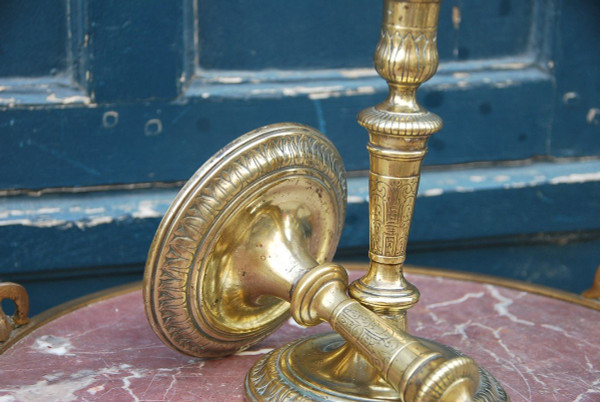 Pair Of Louis XIV Period Candlesticks