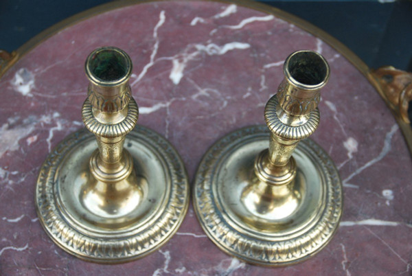 Pair Of Louis XIV Period Candlesticks