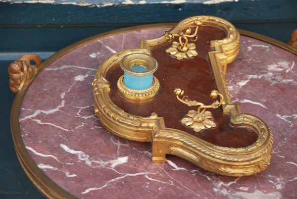 Louis XVI Bronze Inkwell