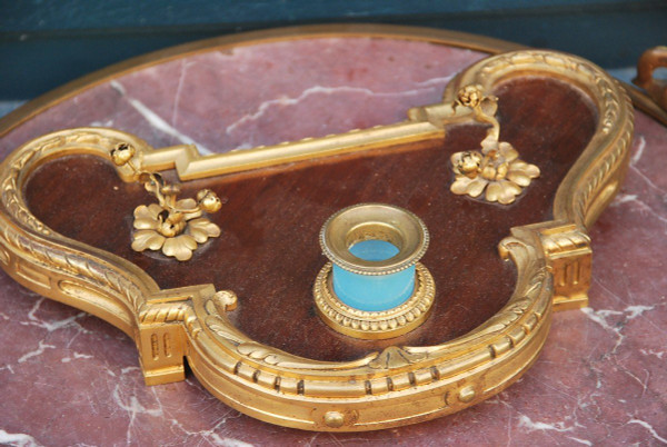 Louis XVI Bronze Inkwell
