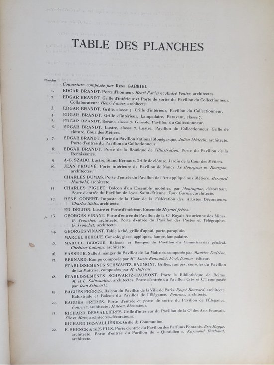 “Modern Ironwork”. H. Clouzot. Moreau editions. 1925.