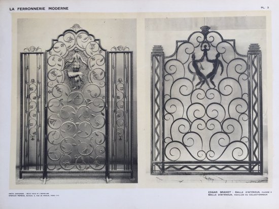 “Modern Ironwork”. H. Clouzot. Moreau editions. 1925.