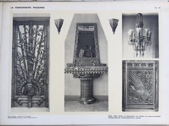 “Modern Ironwork”. H. Clouzot. Moreau editions. 1925.